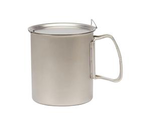 Snow Peak - Casserole de bivouac 0,7 L - Titanium Trek 700 en Bois - Gris Gris
