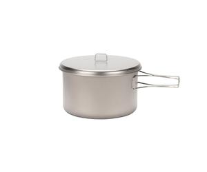 Snow Peak Casserole en titane japonais, ultra légère et compacte pour le camping, fabriquée au Japon
