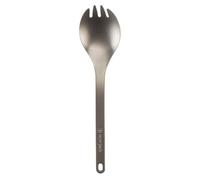Snow Peak Cuillère-Fourchette en Titane léger pour Le Camping et la randonnée - Ustensile Compact et Portable pour Un Emballage Facile - Accessoires de Cuisine de Camping durables