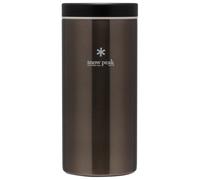 Snow Peak Kanpai TW-070R-DS Bouteille en acier inoxydable argenté foncé fabriquée au Japon, ultralégère pour le camping, la randonnée et l'utilisation quotidienne