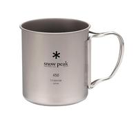 Snow Peak - Tasse en titane - Titanium Single Wall 450 Mug Silver en Titane - Gris Gris