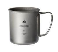 Snow Peak - Tasse en titane - Titanium Single Wall 300 Mug Silver en Titane - Gris Gris