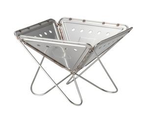 Snow Peak - Pack & Carry Fireplace - Réchaud à combustible sec - S - metallic