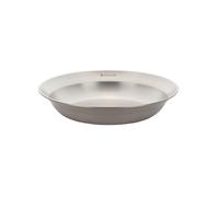 Snow Peak Plat de vaisselle en acier inoxydable, argenté, 20,1 cm x 4 cm