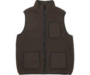 Snow Peak - Polaire sans manches en laine recy Recycled Wool Boa Vest Dark Brown en Nylon - Taille S - Marron Marron S
