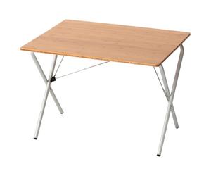 Snow Peak - Single Action Table Bamboo Top - Table de camping - metallic / wood