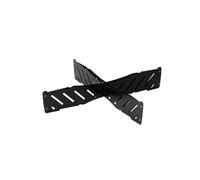 Snow Peak Support de plaque de base, moyen/grand, noir, support pour surélever la plaque de base et le foyer pour la protection du sol, pour le camping et l'extérieur
