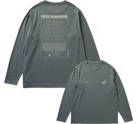 Snow Peak - T-shirt confortable - MofM Satoyama Long Sleeve T-Shirt Green - Taille S - Vert Vert S