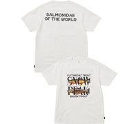 Snow Peak - T-shirt respirant à séchage rapide - Famous Trout Dry T-Shirt Off White - Taille S - Blanc Blanc S