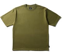 Snow Peak - T-shirt urbain confortable - NSD Back Printed Logo T-Shirt Olive en Coton - Taille XL - Vert Vert XL
