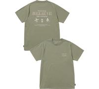 Snow Peak - T-shirt urbain en coton biologique - Camping Graphic T-Shirt Olive en Coton - Taille L - Vert Vert L