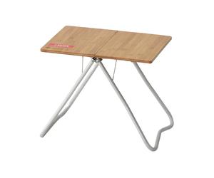 Snow Peak - Table en bambou pliable - My Table Bamboo Top en Aluminium - Beige Beige