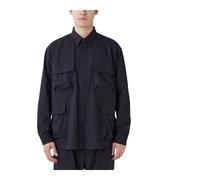 Snow Peak - Takibi Herringbone Shirt Jacket - Homme - Chemises - Noir - Taille: M