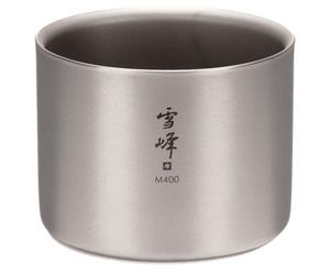Snow Peak - Ti-Double Stacking Mug M400 - Tasse - 400 ml - titanium