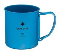 Snow Peak - Tasse en titane - Titanium Single Wall 450 Mug Blue en Titane - Bleu Bleu