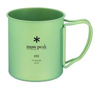 Snow Peak - Titanium Single Wall 450 - Tasse - One Size - green