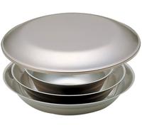 Snow Peak TW-021 Service de Table pour Homme 4 pièces en Acier Inoxydable léger pour Le Camping et Un Usage Quotidien Fabriqué au Japon Argenté Taille L