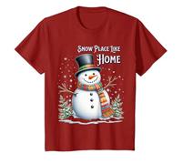 Snow Place Like Home Bonhomme de neige T-Shirt
