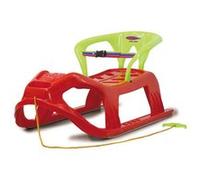 Snow Play Traîneau Snow-Star 90cm rouge avec soutien du dos Multicolore G