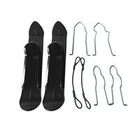 Snow Skis Attachment | Kit de conversion d'hiver 2 en 1 ABS+Iron | Lames de ski universelles pour scooters Strollers Balance Bikes | Durable Gliding Accessory | Snow Skis For Outdoor Sports Park