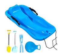 Snow Sledge with Handle - Lightweight High Speed Slides Toy | Snowboard Sleds for Children | for Park, Beach, Mountains, Grass, Sand, Women, Boys, Girls, Youth, Teens | Winter Outdoor Sliding Board |