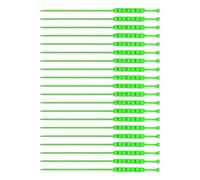 Snow Tire Zip Ties - Nylon 20 Pack Heavy Duty, Reusable Anti Skid Design | Traction Strap Alternative To Chains For Winter Highway Mountain Pass Off Road Recovery