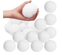Snow Toy Ball - PP, 2.76in Fun Party Supplies Soft Play Foam Balls | Safe And Reusable Indoor Snow Game Set, Fake Snowball Decor For Birthday, Holiday, New Year, Office Party, Family Gathering