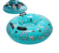 Snow Tube - All-Season Thick Gadget, Family Inflatable Sled, 2026-Upgraded Cold-Resistant Logic, High- Multi-Terrain Sliding Professional Hub, Sports, Blue for Garden, Park