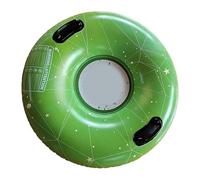 Snow Tube - Coquille De Montagne Russe, Poignée De Tuyau, Coulissant pour Grandes Collines avec Donut De Neige, Structure Gonflable Ronde pour Les Montagnes Russes De Glac