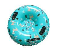 Snow Tube for Sledding - Anti-Tipping Toy, Inflatable Snow Tube, Heavy Duty Handles | Winter Grass Hill Sliding Tool for Water Floating Garden Park Backyard Skating Skiing Boys Girls Teens Family