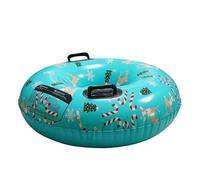 Snow Tube Sledding Ring, Outdoor Sliding Activity, Inflatable Ride Circle, Winter Play, Thickened Air Chamber, Easy Hold Handles, Snow Sport Equipment, Garden Sliding, Use for Kids Adults