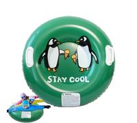 Snow Tubes for Adults, Winter Toys for Parks Backyards, Heavy Duty Inflatable Snow Tube with Handles, Beaches Christmas Adventure Sports Rescue Sand Activities