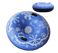 Snow Tubes for Sledding, Thick Fun Heavy Duty Inflatable Winter Toy, Heavy Duty PVC Inflatable Thick Sledding Toy, Kids Winter Toys Snow Tubing,for Family Friends Lovers Women Men
