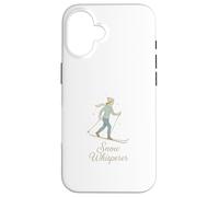Snow Whisperer Serene Ski Calme Hiver Coque pour iPhone 16