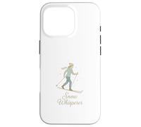 Snow Whisperer Serene Ski Calme Hiver Coque pour iPhone 16 Pro