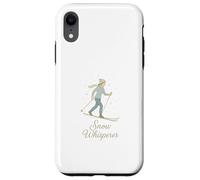 Snow Whisperer Serene Ski Calme Hiver Coque pour iPhone XR