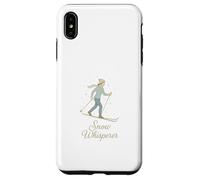 Snow Whisperer Serene Ski Calme Hiver Coque pour iPhone XS Max