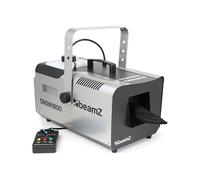 BeamZ SNOW1800 Machine à Neige avec Concentré pour 20 Litres de Liquide Neige - 1800 Watts, Indicateur de Réservoir (3,1L de Capacité), Télécommande, Idéal pour vos Soirées à Thème d'Hiver