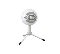Blue Mic Snowball ICE Microphone USB pour enregistrement podcast diffusion blanc