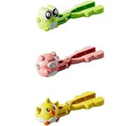 Snowball Maker, Snow Ball Maker - Cute Animal-Shaped Mold, 3 Pack Snow Ball Shaper Molds with Ergonomic Handle, for Outdoor Winter Activities and Indoor Play, Frog, Piglet & Chick