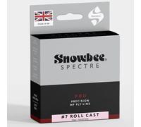 Snowbee Spectre Pro Roll Cast Single Spey Flottante Ligne à Mouche - Profil WF, Flotteur complet, idéal pour la pêche en banque et les Backcasts restreints, #8 Corail/Rouge foncé, 31,1 m