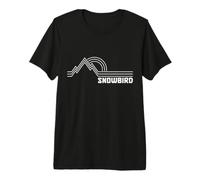 Snowbird Utah Souvenir de Montagne rétro T-Shirt Haut de Gamme