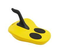 Snowboard Luge, Traineau Neige Pliable, Luge Transportable, Charge 100kg, Poignée Ergonomique, Station Ski, Jardin Neige, Ski Sable, Design Compact, 58x42x36cm (Jaune)