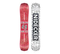Nidecker - Snowboard all-mountain freestyle - Sensor 2026 pour Homme en Bois - Taille 159W cm - Rouge Rouge 159W cm