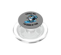 Snowboard Penguin Trust I'm Good at This PopSockets PopGrip pour MagSafe