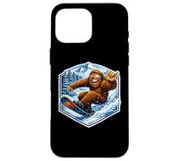 Snowboard Sasquatch Big Foot Snowboard Big-Foot Shaka Coque pour iPhone 16 Pro Max