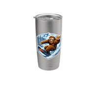 Snowboard Sasquatch Big Foot Snowboard Big-foot Shaka Gobelet isotherme en acier inoxydable double paroi