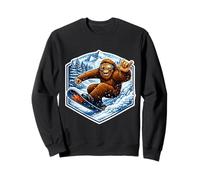 Snowboard Sasquatch Big Foot Snowboard Big-Foot Shaka Sweatshirt