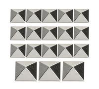 Snowboard Stomp Pad - 18Pcs Anti-Slip Pentagram Studs for Board Grip | Snow Traction Pad with Strong Adhesive, Snowboard Foot Support for Winter Mountain Sports Training Protection, 3x3x1.3cm Metal