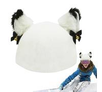 Snowboard - Warm Fleece Lined Ski Cute Animal Design Elastic Washable Motorbike Motorcycle Wrap | Stylish Durable Fun Winter Protection Accessories